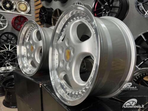 Ratlankis Porsche 964 Turbo speedline style 18X9.5J 5X130 ET50 71.56 Silver with Diamond Cut Lip