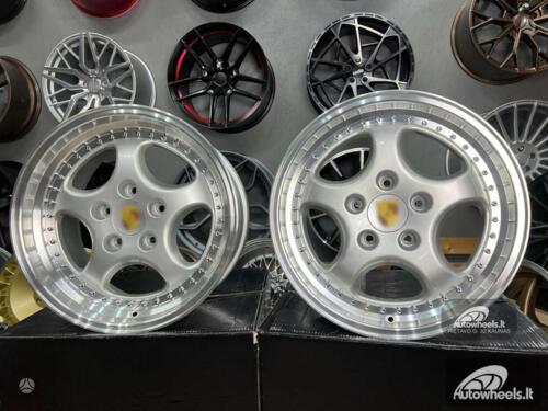 Ratlankis Porsche 964 Turbo speedline style 18X9.5J 5X130 ET50 71.56 Silver with Diamond Cut Lip