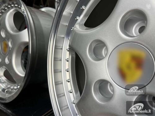Ratlankis Porsche 964 Turbo speedline style 18X9.5J 5X130 ET50 71.56 Silver with Diamond Cut Lip