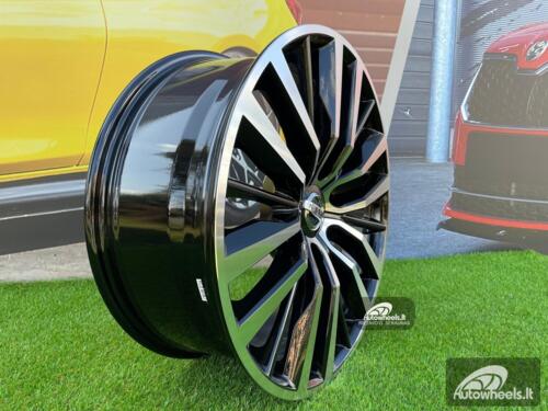 Ratlankis Destin Nissan Titan / Patrol styling 20X8J 6X139.7 ET35 77.8 Black with Diamond Cut Face