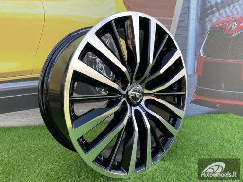 Ratlankis Destin Nissan Titan / Patrol styling | R20X8J 6X139.7 ET35 77.8 Black with Diamond Cut Face