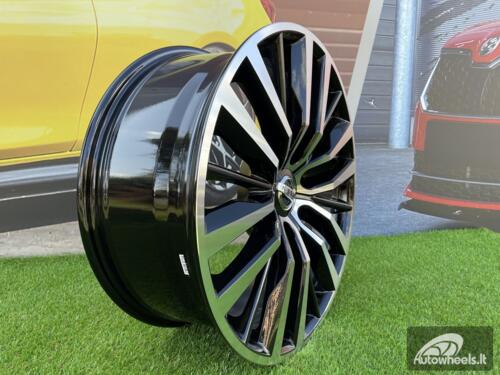 Ratlankis Destin Nissan Titan / Patrol styling | R20X8J 6X139.7 ET35 77.8 Black with Diamond Cut Face
