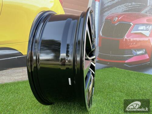 Ratlankis Destin Nissan Titan / Patrol styling | R20X8J 6X139.7 ET35 77.8 Black with Diamond Cut Face