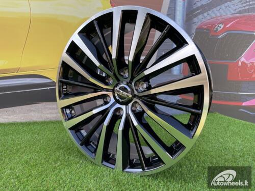 Ratlankis Destin Nissan Titan / Patrol styling | R20X8J 6X139.7 ET35 77.8 Black with Diamond Cut Face