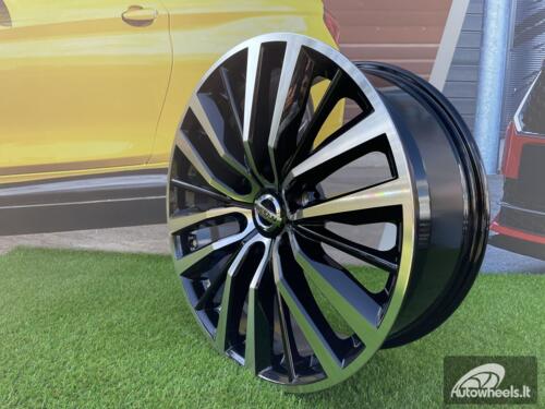 Ratlankis Destin Nissan Titan / Patrol styling | R20X8J 6X139.7 ET35 77.8 Black with Diamond Cut Face