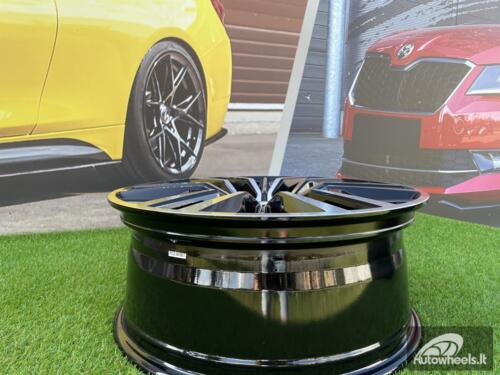 Ratlankis Destin Nissan Titan / Patrol styling | R20X8J 6X139.7 ET35 77.8 Black with Diamond Cut Face