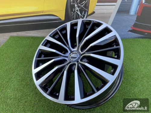 Ratlankis Destin Nissan Titan / Patrol styling | R20X8J 6X139.7 ET35 77.8 Black with Diamond Cut Face