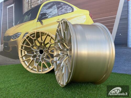 Ratlankis Forged BMW CSL 827M Style 20X11J 5X112 ET15 66.5 Frozen Gold