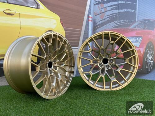 Ratlankis Forged BMW CSL 827M Style 20X11J 5X112 ET15 66.5 Frozen Gold