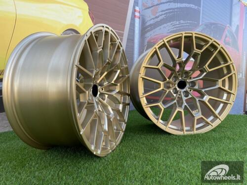 Ratlankis Forged BMW CSL 827M Style 20X11J 5X112 ET15 66.5 Frozen Gold