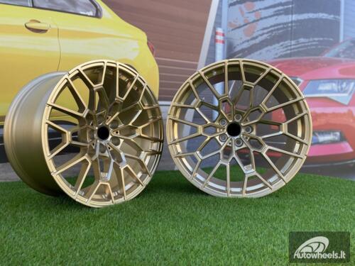 Ratlankis Forged BMW CSL 827M Style 20X11J 5X112 ET15 66.5 Frozen Gold