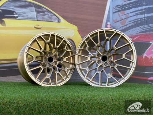 Ratlankis Forged BMW CSL 827M Style 20X11J 5X112 ET15 66.5 Frozen Gold