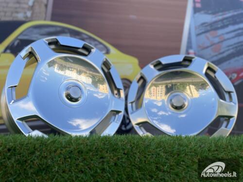 Ratlankis Forged E/S Class Maybach monoblock style 21X9J 5X112 ET34 66.6 Silver with Polished Face