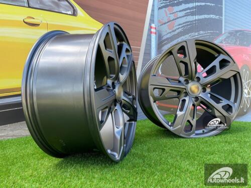 Ratlankis Forged Porsche Taycan Turismo style 21X11.5J 5X130 ET60 71.6 Satin Gunmetal
