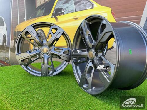 Ratlankis Forged Porsche Taycan Turismo style 21X11.5J 5X130 ET60 71.6 Satin Gunmetal