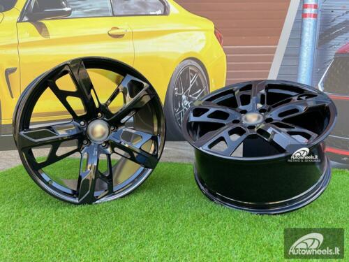 Ratlankis Forged Porsche Taycan Turismo style 21X11.5J 5X130 ET66 71.6 Gloss Black