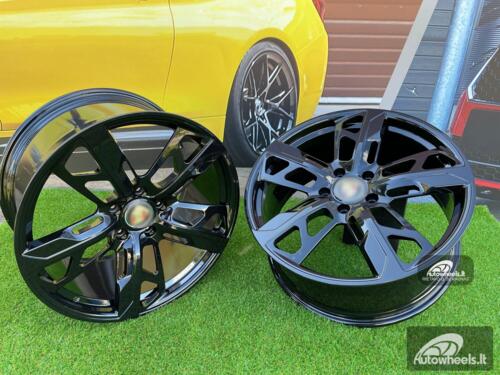 Ratlankis Forged Porsche Taycan Turismo style 21X11.5J 5X130 ET66 71.6 Gloss Black