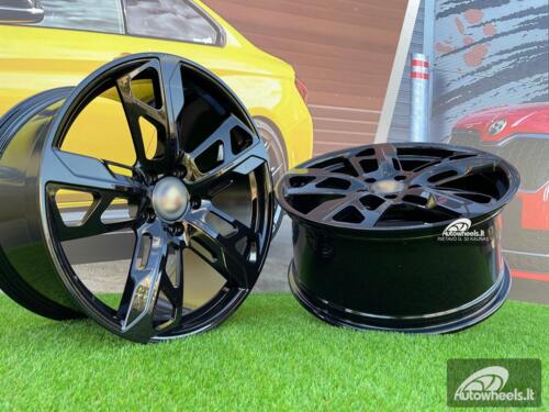 Ratlankis Forged Porsche Taycan Turismo style 21X11.5J 5X130 ET66 71.6 Gloss Black