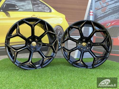 Ratlankis Lamborghini Urus style 23X11.5J 5X130 ET22 71.6 Gloss Black