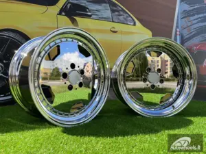 Ratlankis Mercedes AMG Aero 3 style Monoblock 17X8J 5X112 ET25 66.6 Chrome