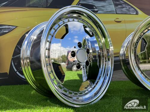 Ratlankis Mercedes AMG Aero 3 style Monoblock 17X8J 5X112 ET25 66.6 Chrome