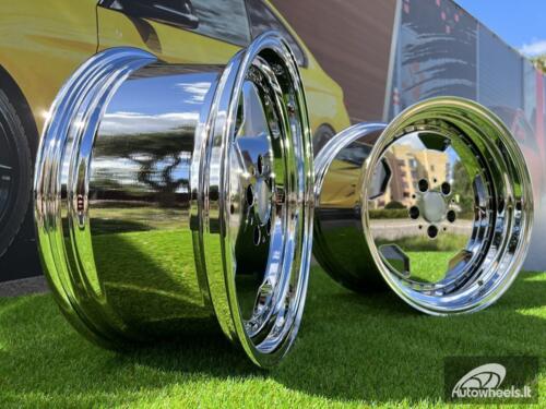 Ratlankis Mercedes AMG Aero 3 style Monoblock 17X8J 5X112 ET25 66.6 Chrome