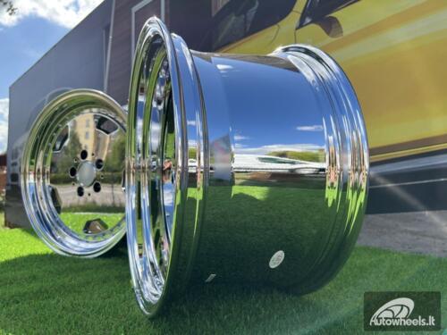 Ratlankis Mercedes AMG Aero 3 style Monoblock 17X8J 5X112 ET25 66.6 Chrome