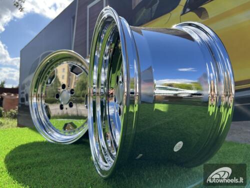 Ratlankis Mercedes AMG Aero 3 style Monoblock 17X8J 5X112 ET25 66.6 Chrome