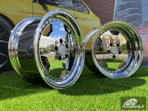 Ratlankis Mercedes AMG Aero 3 style Monoblock 17X8J 5X112 ET25 66.6 Chrome