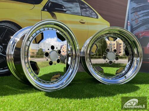 Ratlankis Mercedes AMG Aero 3 style Monoblock 17X8J 5X112 ET25 66.6 Chrome