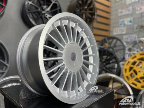 Ratlankis Alpina 1 style 16X7 4X100/5X100 ET15 73.1 Silver with polished lip