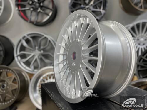 Ratlankis Alpina 1 style 16X7 4X100/5X100 ET15 73.1 Silver with polished lip