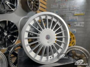 Ratlankis Alpina 1 style 16X7 4X100/5X100 ET15 73.1 Silver with polished lip