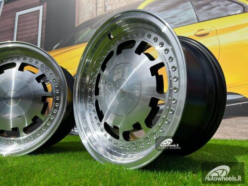 Ratlankis Harto Pirelli styling 15X8J 4X100/4X114.3 ET25 73.1 Black with machined face