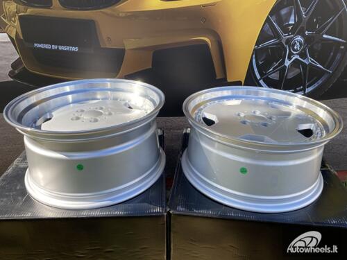 Ratlankis Mercedes AMG Monoblock Performa 25 style 17X8 5X112 ET25 66.6 Silver with mashined lip