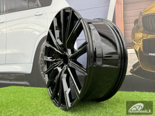 Ratlankis R21x8.5  5X112  ET  25  66.6  B5836  Black (BL)  For BMW  (K4)  (Rear+Front)