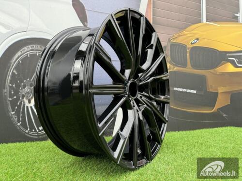 Ratlankis R21x8.5  5X112  ET  25  66.6  B5836  Black (BL)  For BMW  (K4)  (Rear+Front)