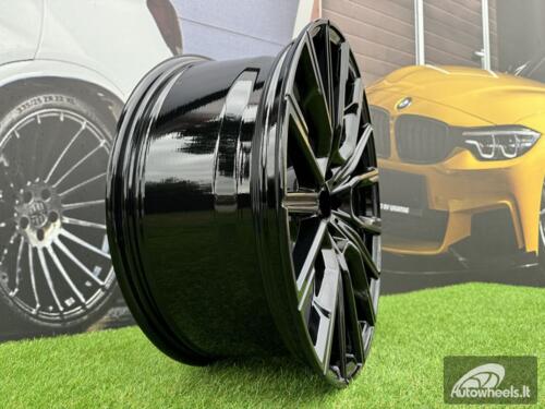 Ratlankis R21x8.5  5X112  ET  25  66.6  B5836  Black (BL)  For BMW  (K4)  (Rear+Front)