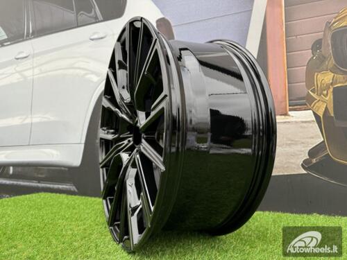 Ratlankis R21x10  5X112  ET  41  66.6  B5836  Black (BL)  For BMW  (K4)  (Rear+Front)