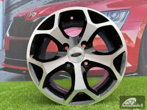 Ratlankis R17x7.5  5X108  ET  50  63.4  BK386  Black Polished (MB)  For FORD  (L2+L4)