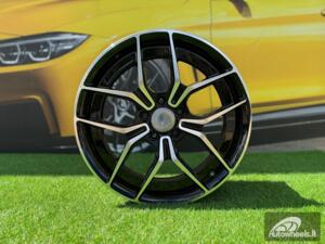 Ratlankis R18x7.5  5X112  ET  40  66.6  3S1034  Black Polished (MB)  For MER  (K2+R)  (HYBRID FORGED)