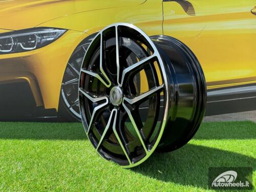 Ratlankis R18x7.5  5X112  ET  44  66.6  3S1034  Black Polished (MB)  For MER  (P)  (HYBRID FORGED)