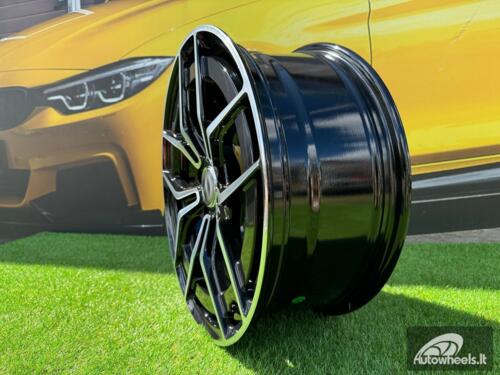 Ratlankis R18x7.5  5X112  ET  44  66.6  3S1034  Black Polished (MB)  For MER  (P)  (HYBRID FORGED)