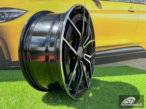 Ratlankis R18x7.5  5X112  ET  44  66.6  3S1034  Black Polished (MB)  For MER  (P)  (HYBRID FORGED)
