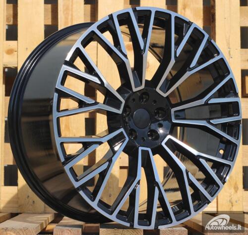 Ratlankis R20x10.5  5X112  ET  40  66.6  3S1111  Black Polished (MB)  For BMW  (K4)  (HYBRID FORGED New BMW X5)