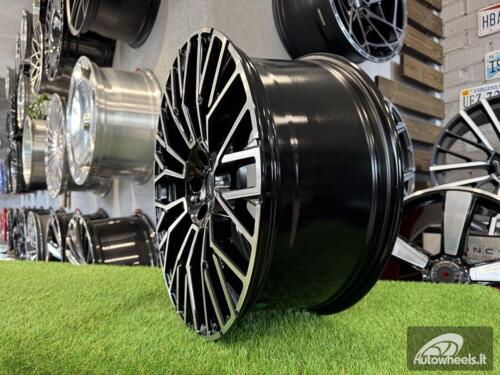 Ratlankis R21x10.5  5X112  ET  43  66.6  3S1111  Black Polished (MB)  For BMW  (K4)  (HYBRID FORGED New BMW X5)