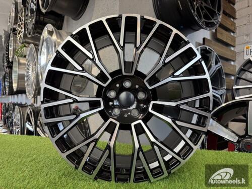 Ratlankis R21x10.5  5X112  ET  43  66.6  3S1111  Black Polished (MB)  For BMW  (K4+P)  (HYBRID FORGED New BMW X5)