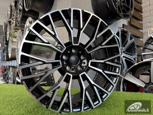 Ratlankis R21x10.5  5X112  ET  43  66.6  3S1111  Black Polished (MB)  For BMW  (K4+P)  (HYBRID FORGED New BMW X5)