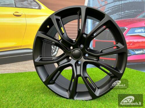 Ratlankis Jeep, Dodge Durango, SRT style 22X9J 5X127 ET34 71.5 Matt black