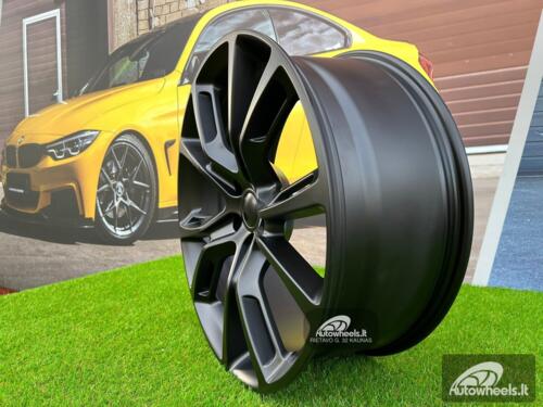 Ratlankis Jeep, Dodge Durango, SRT style 22X9J 5X127 ET34 71.5 Matt black